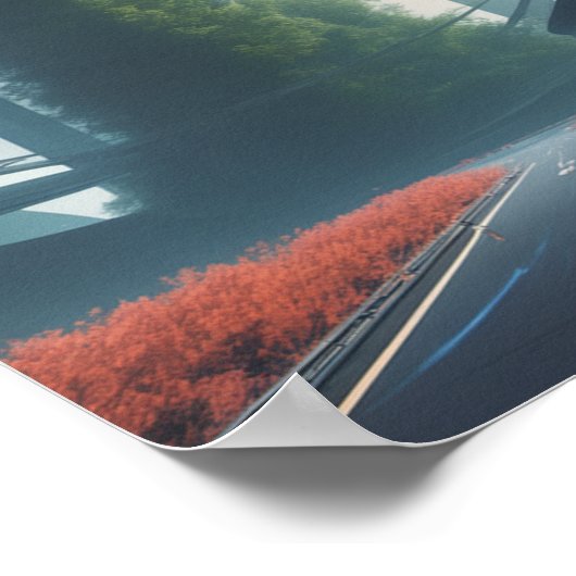 Elegance Road Poster (Ecke)