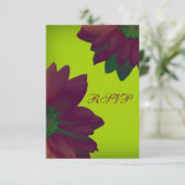 Elegance RSVP Karte (Stehend Vorderseite)