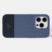 Elegance Series - Mitternacht Breeze Case-Mate iPhone Hülle (Rückseite (Horizontal))