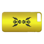 Elegance Supreme in Black on Gold Case-Mate iPhone Hülle (Rückseite (Horizontal))