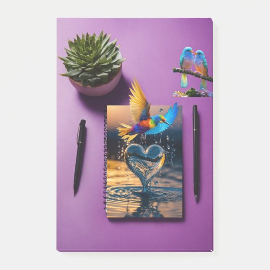 "Elegance Unleashed: Atemberaubendes Notebook & Pe Post-it Klebezettel (Vorderseite)