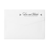 Elegance | Vielen Dank, Frau Wraparound Address La (Rückseite)