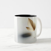 Elegance von Leaf Design/Golden Custom Coffee Mugs Zweifarbige Tasse (VorderseiteRechts)