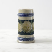 Elegance White Chrysanthemum Trauzeugen Gefallen Bierglas (Mittel)