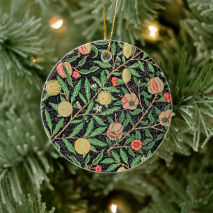 Elegance Wiederbelebt: William Morris Fruchtmuster Keramik Ornament