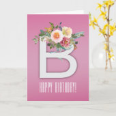 Elegancia Floral de Cumpleaños Karte (Gelbe Blume)
