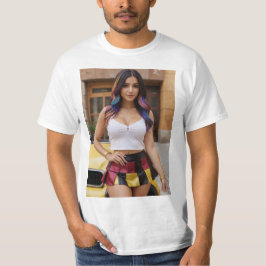 Elegancia Radiante: Posado de Belleza T-Shirt