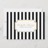 Elegane Luxe Bold Stripes Geschenkgutschein (Rückseite)