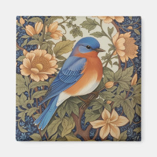 EleganEastern Bluebird William Morris Inspiriert Magnet