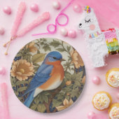 EleganEastern Bluebird William Morris Inspiriert Pappteller (Party)