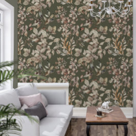 Eleganff Bold Botanical Moss Green Tapete