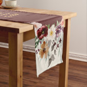 Elegangier Gott Dank floraler Erntedank Kurzer Tischläufer (Beispiel)