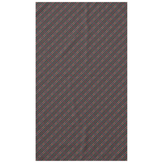 Elegangoldmonogramm Kariert - Cranberry Blue Aquam Tischdecke (Vorderseite)