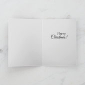 Eleganlet it Schnee Hübsche Weihnachtsinspirierthe Karte (Innenseite)