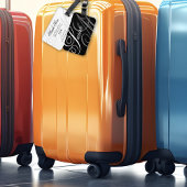 Eleganname Monogram Gepäckanhänger