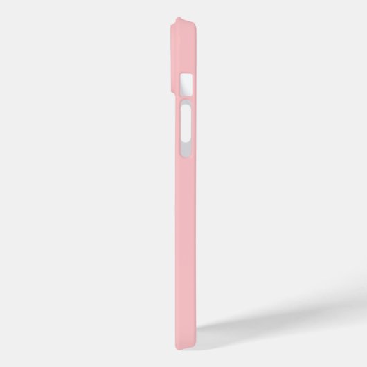 Eleganname Monogram | Light Pink Case-Mate iPhone Hülle (Rückseite / Links)