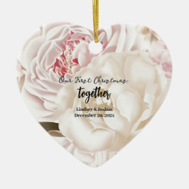 Eleganpink Personalisiert First Christmas neu Keramik Ornament