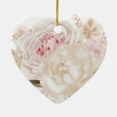 Eleganpink Personalisiert First Christmas neu Keramik Ornament (Hinten)