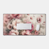 Eleganrosa Vintag Inspirierte Blüte Schreibtischunterlage (Tastatur & Maus)