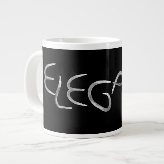 elegans Jumbo-Tasse (Vorderseite Links)