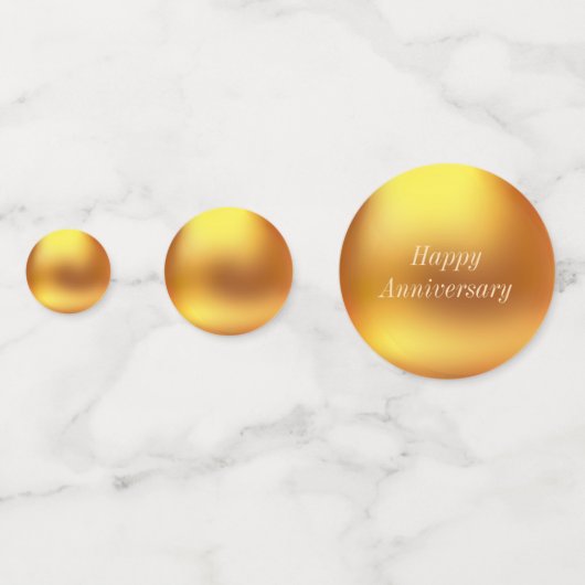 Elegant 10 Jahre Gold & Türkis Konfetti (Rückseiten)