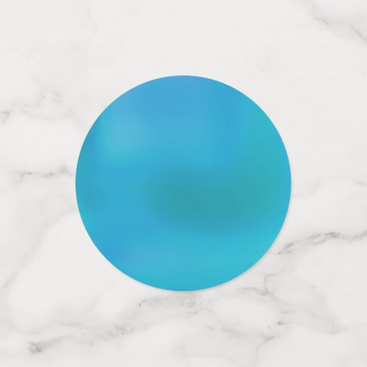 Elegant 10 Jahre Gold & Türkis Konfetti (Klein Vorderseite)