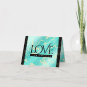 Elegant 11. 44. Türkisjubiläum Dankeskarte (Vorderseite)