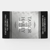 Elegant 11. Hochzeitsfeier Banner (Horizontal)