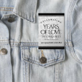 Elegant 11. Hochzeitsfeier Button (Insitu)