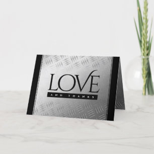 Elegant 11. Hochzeitsfeier Dankeskarte