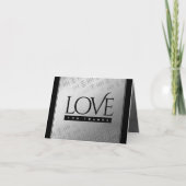 Elegant 11. Hochzeitsfeier Dankeskarte (Vorderseite)