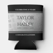 Elegant 11. Hochzeitsfeier Dosenkühler (Rückseite)