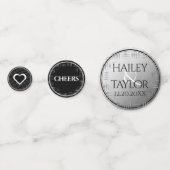 Elegant 11. Hochzeitsfeier Konfetti (Rückseiten)