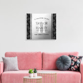 Elegant 11. Hochzeitsfeier Leinwanddruck (Insitu (Wohnzimmer))