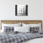 Elegant 11. Hochzeitsfeier Leinwanddruck (Insitu (Schlafzimmer))