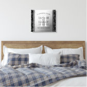 Elegant 11. Hochzeitsfeier Leinwanddruck (Insitu (Schlafzimmer))