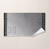 Elegant 11. Hochzeitstag aus Stahl Badhandtuch Set (Handtuch)