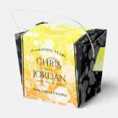 Elegant 13. Hochzeitstag in der Stadt Geschenkschachtel (Rückseite)