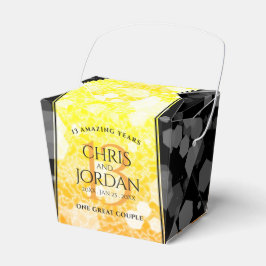 Elegant 13. Hochzeitstag in der Stadt Geschenkschachtel