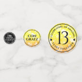 Elegant 13. Hochzeitstag in der Stadt Konfetti (Vorderseiten)