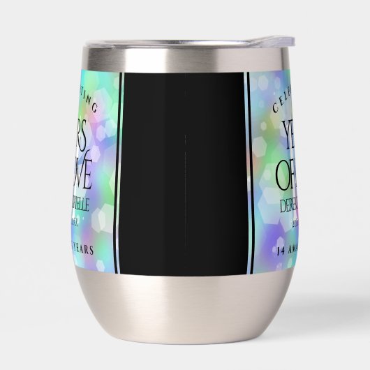 Elegant 14. Opal Hochzeitstag (Links)