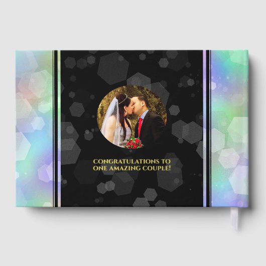 Elegant 14. Opal Hochzeitstag Gästebuch (Rückseite)