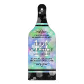 Elegant 14. Opal Hochzeitstag Schneidebrett (Vorderseite)