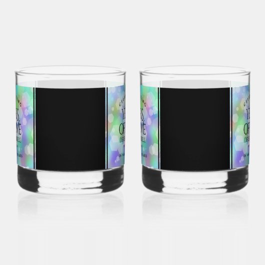 Elegant 14. Opal Hochzeitstag Whiskyglas (Rechts)