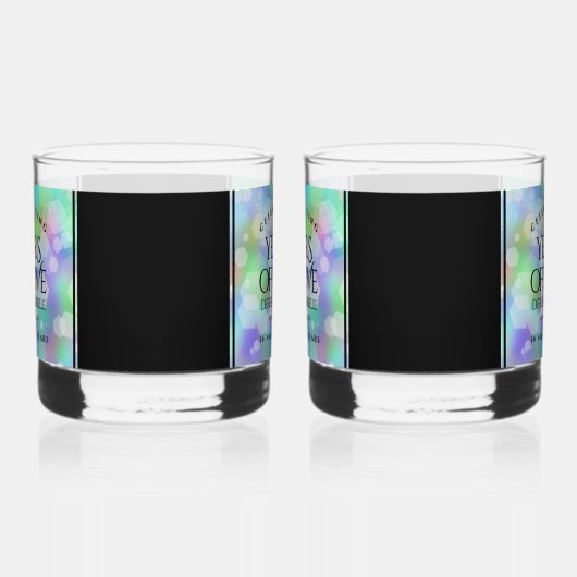 Elegant 14. Opal Hochzeitstag Whiskyglas (Links)