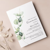 Elegant 15. Geburtstag Eukalyptus Quinceanera Einladung