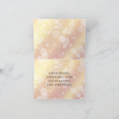 Elegant 16. 23. Topaz Hochzeitstag Dankeskarte (Innenseite)