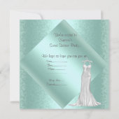 ELEGANT 16 . GEBURTSTAG INVITATION VON MUMSBUBSNGR EINLADUNG (Rückseite)