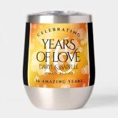 Elegant 16. Hochzeitstag des Goldenen Topaz (Vorderseite)