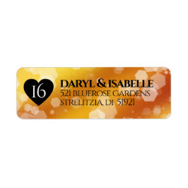 Elegant 16. Hochzeitstag des Goldenen Topaz